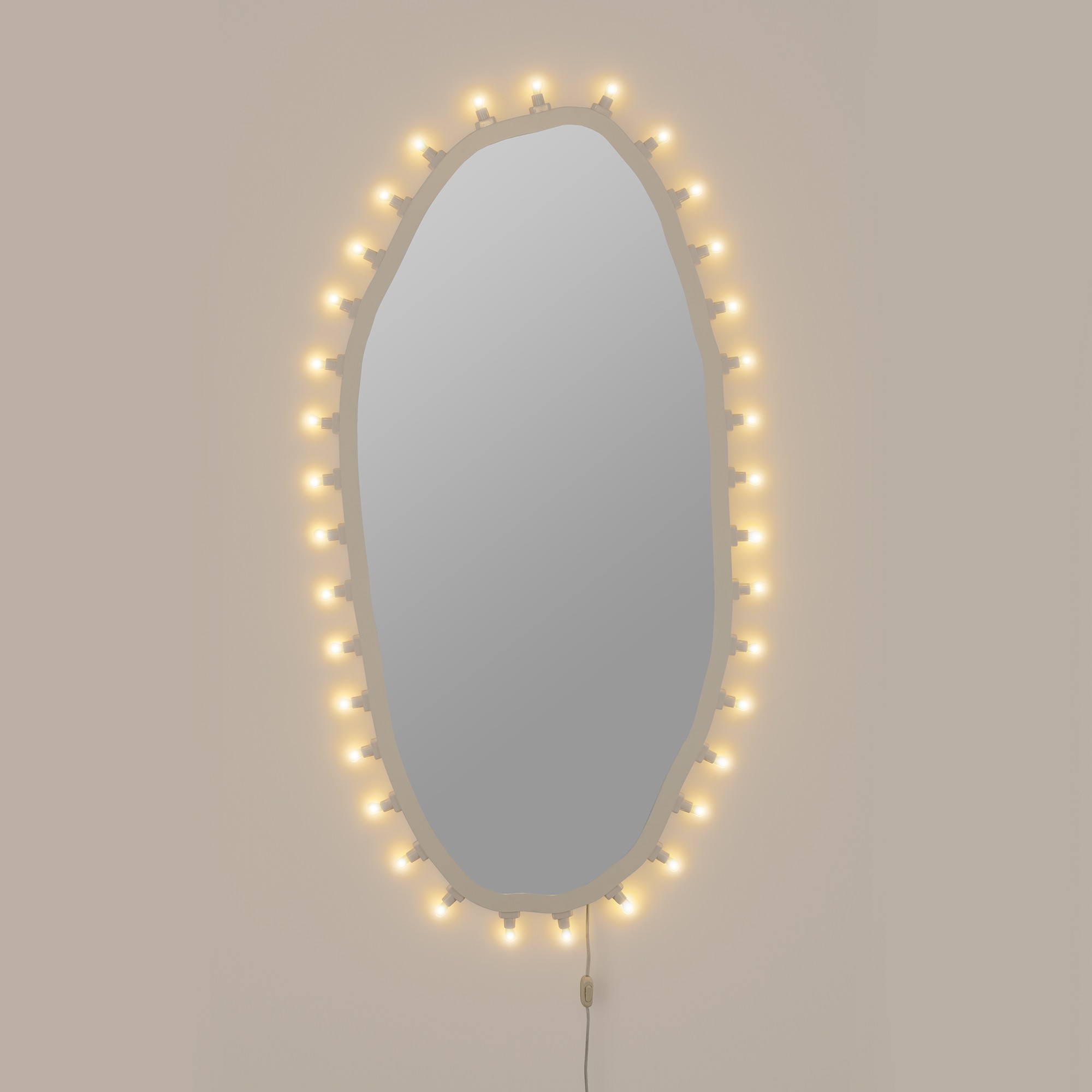 Miroir Lumineux Luminaire Big 25 sources LED par Marcantonio X Seletti