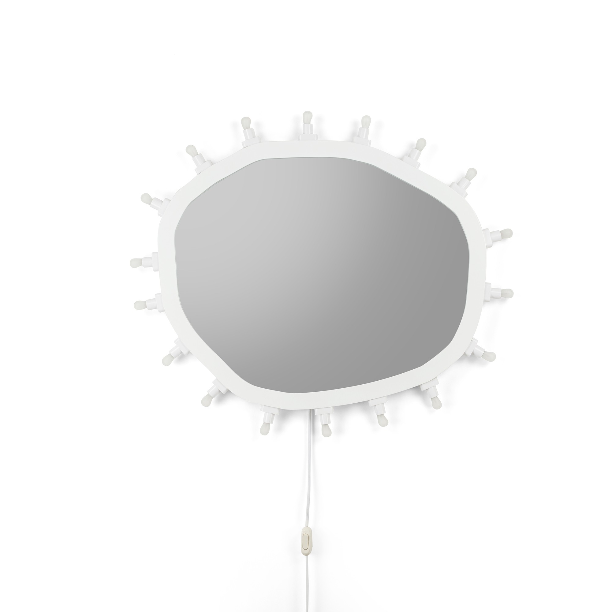 Miroir Lumineux Luminaire Regular 18 sources LED par Marcantonio X Seletti