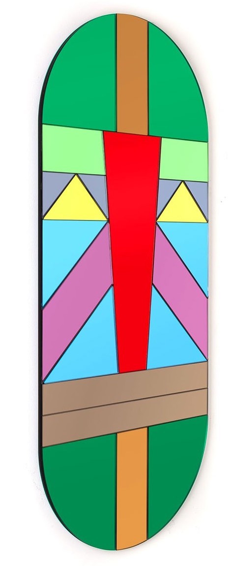 Miroir Tribal Mirrors 112,5 cm au design ethnique par Marcantonio X Seletti