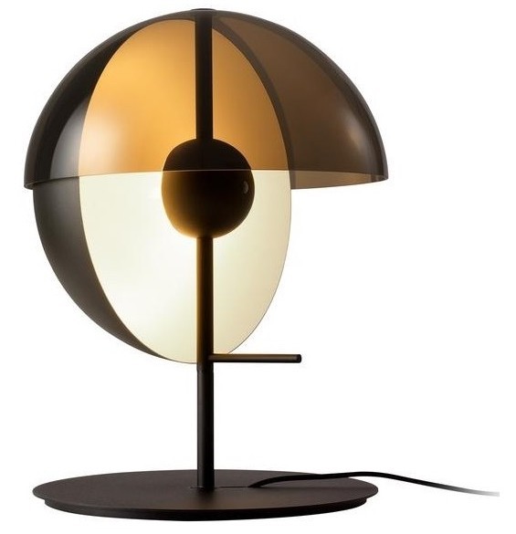 Lampe à poser Theia LED 7,6W avec un abat-jour en demi-sphère par Mathias Hahn - Marset