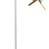Lampadaire Liseuse Scantling avec double bras articulé en bois par Mathias Hahn - Marset