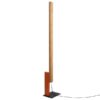Lampadaire High Line LED en bois de chêne par Josep Lluís Xuclà - Marset