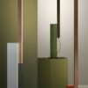 Lampadaire High Line LED en bois de chêne par Josep Lluís Xuclà - Marset