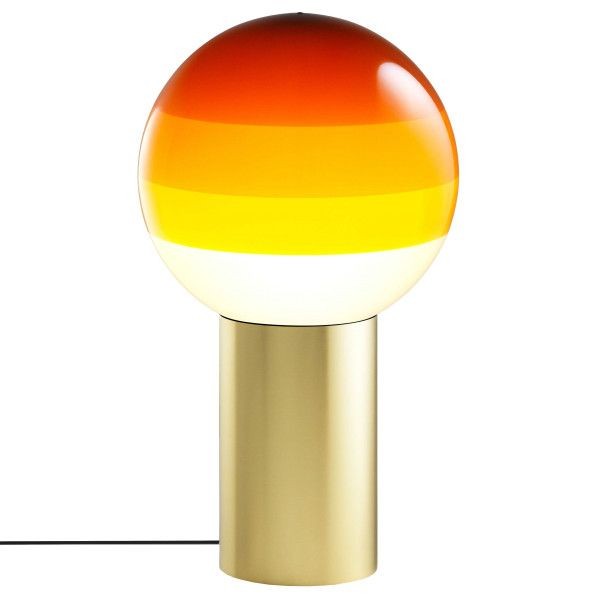 Lampadaire Dipping Light M Ø30 cm LED en laiton par Jordi Canudas - Marset