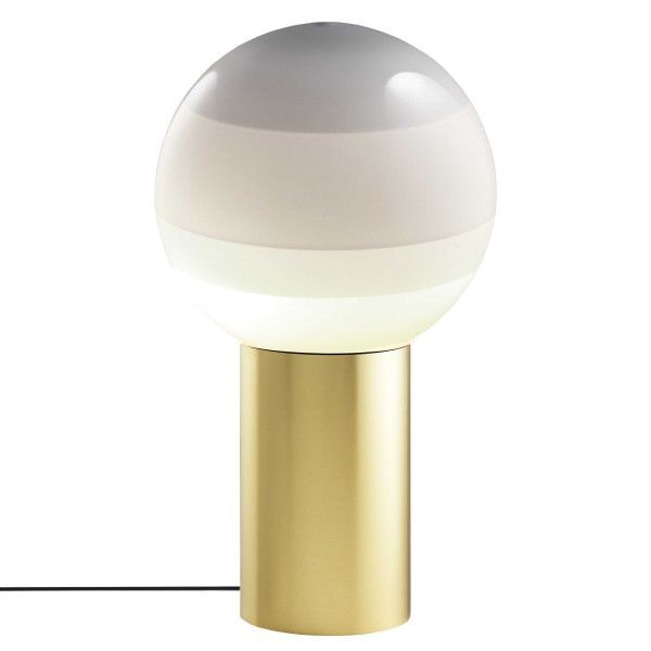 Lampadaire Dipping Light M Ø30 cm LED en laiton par Jordi Canudas - Marset