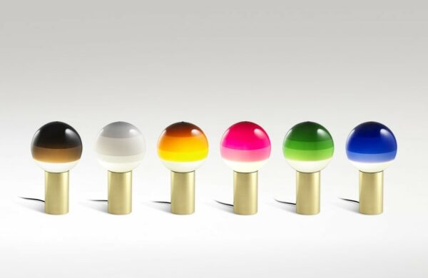 Lampadaire Dipping Light M Ø30 cm LED en laiton par Jordi Canudas - Marset