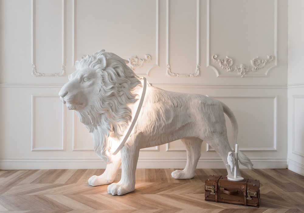 Structure lumineuse en forme de Lion X LIGHTING par Haoshi