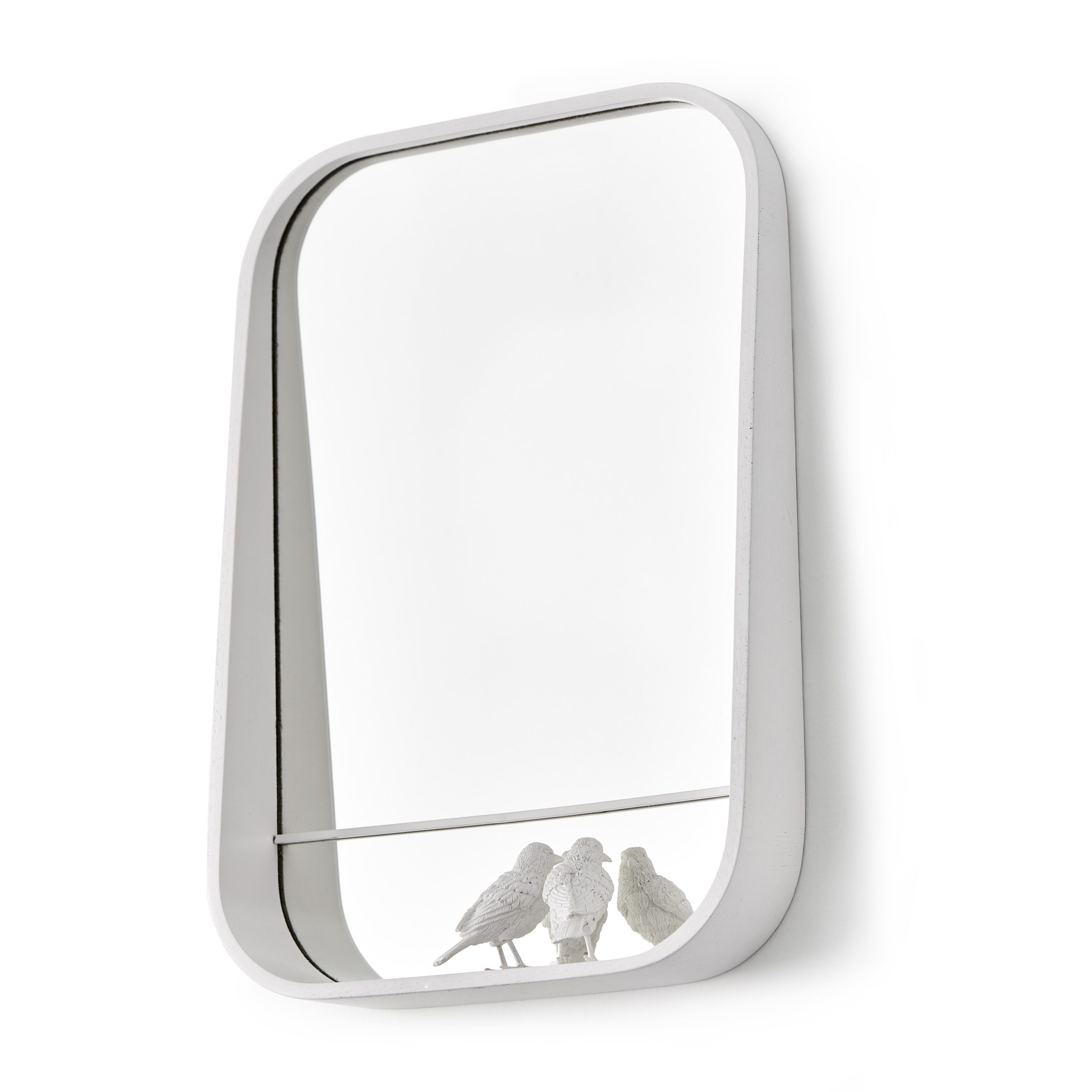 Miroir design et poétique avec petits moineaux Sparrow par le studio Haoshi