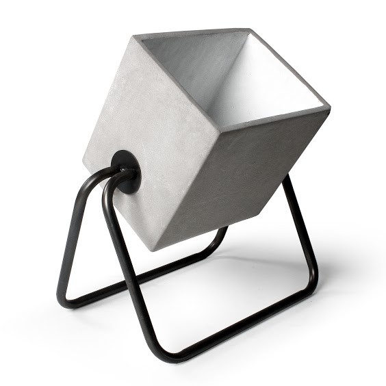 Lampe industrielle en beton