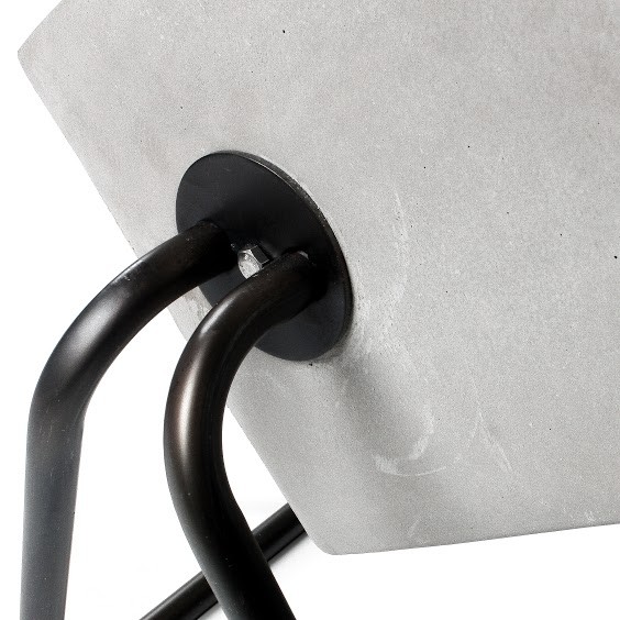 Lampe industrielle en beton