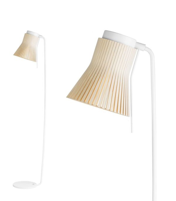 Lampadaire Petite 4610 au design scandinave en bois naturel par Seppo Koho X Secto Design