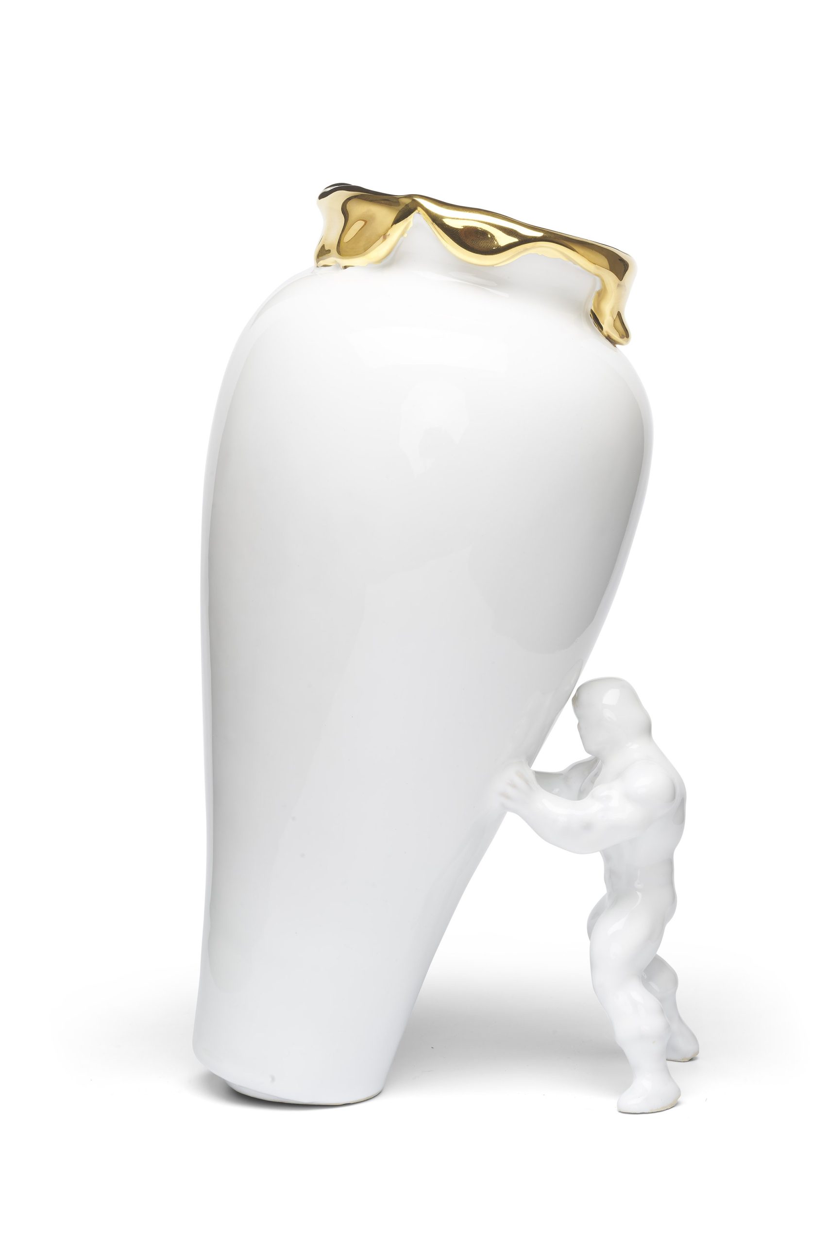 Vase / Pot de fleurs original My Superhero Gold au design incroyable