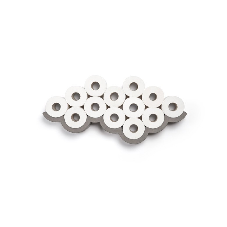 Etagère Cloud M - Décoration pour papier toilettes en béton par Lyon Beton