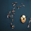 Horloge design poisson Goldfish Gold X CLOCK par Haoshi