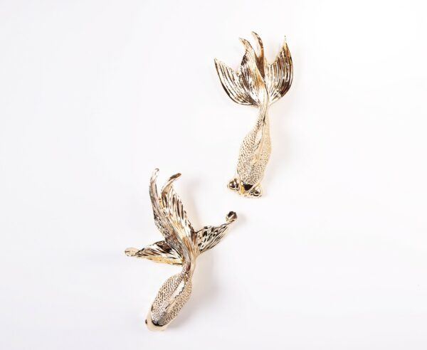 Horloge design poisson Goldfish Gold X CLOCK par Haoshi