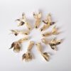 Horloge design poisson Goldfish Gold X CLOCK par Haoshi
