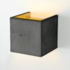 Applique Design B3 Gris Cubic au design industriel en béton par Gant Light
