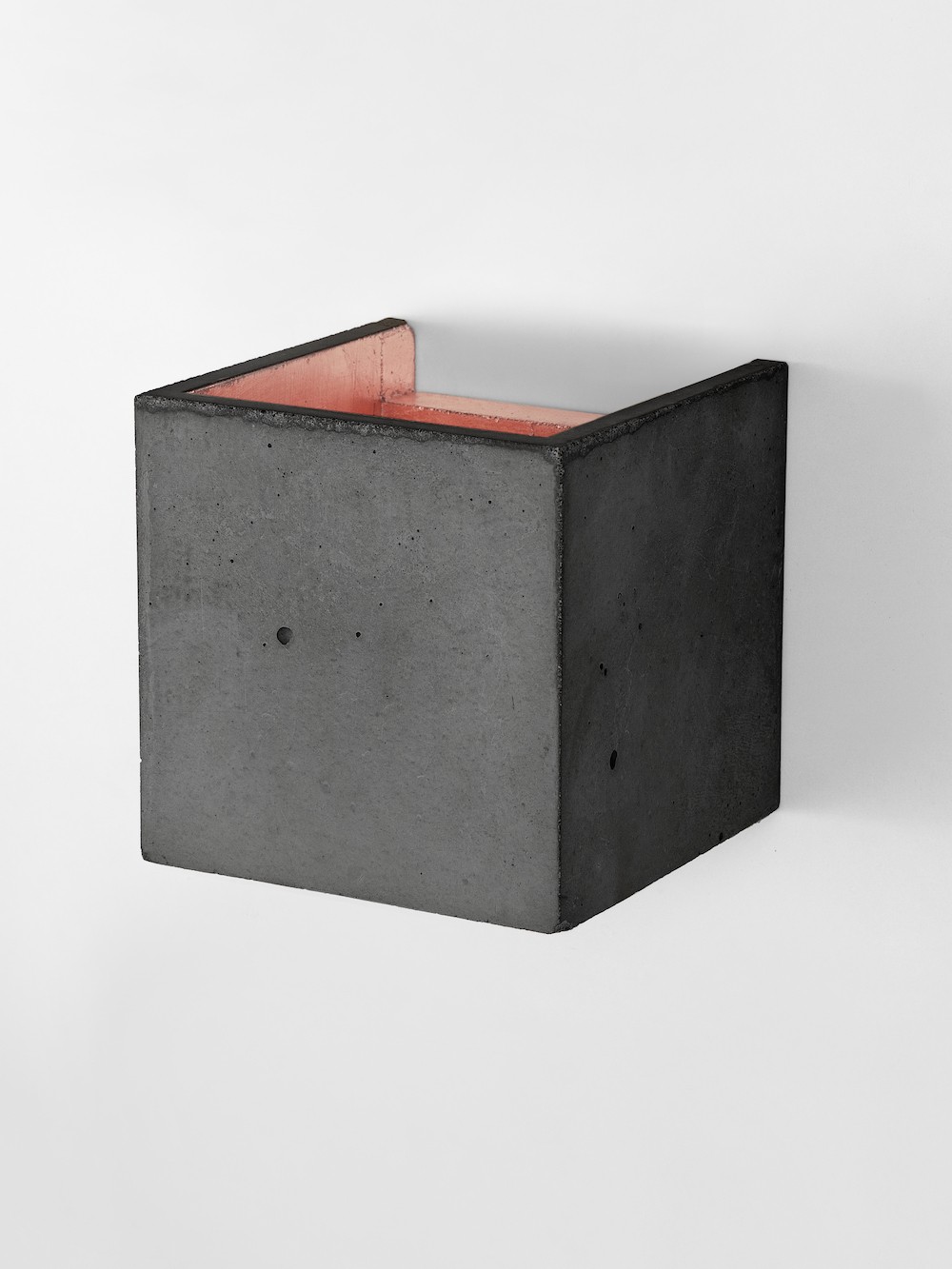 Applique Design B3 Gris Cubic au design industriel en béton par Gant Light