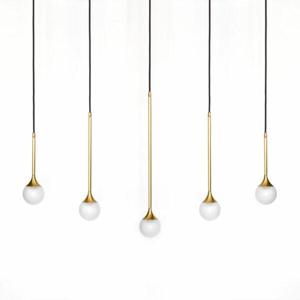 Suspension design et élégante goutte d'eau x5 SS-5 en laiton