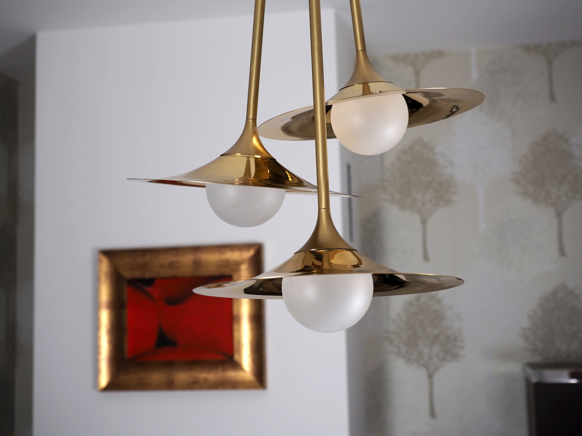Suspension design et élégante avec disque SS-3 en laiton