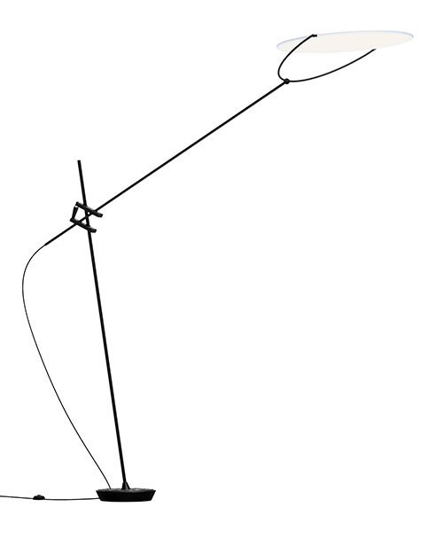 Lampadaire Kepler LED en aluminium et acier par Cohda x Innermost