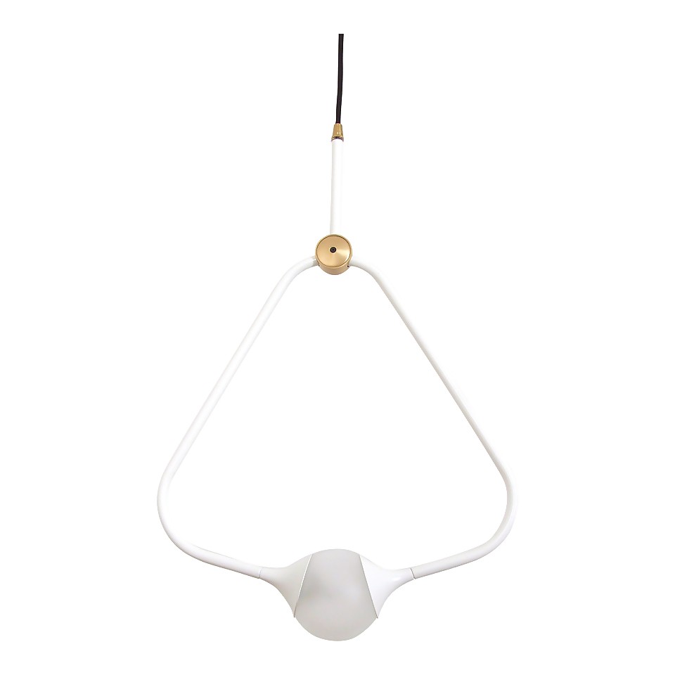 Suspension Medal en laiton au design chic et élégant 