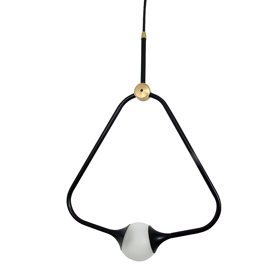 Suspension Medal en laiton au design chic et élégant 