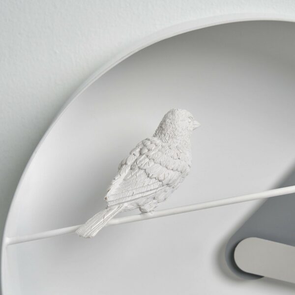 Horloge design oiseaux Sparrow X ROUND CLOCK par le studio Haoshi