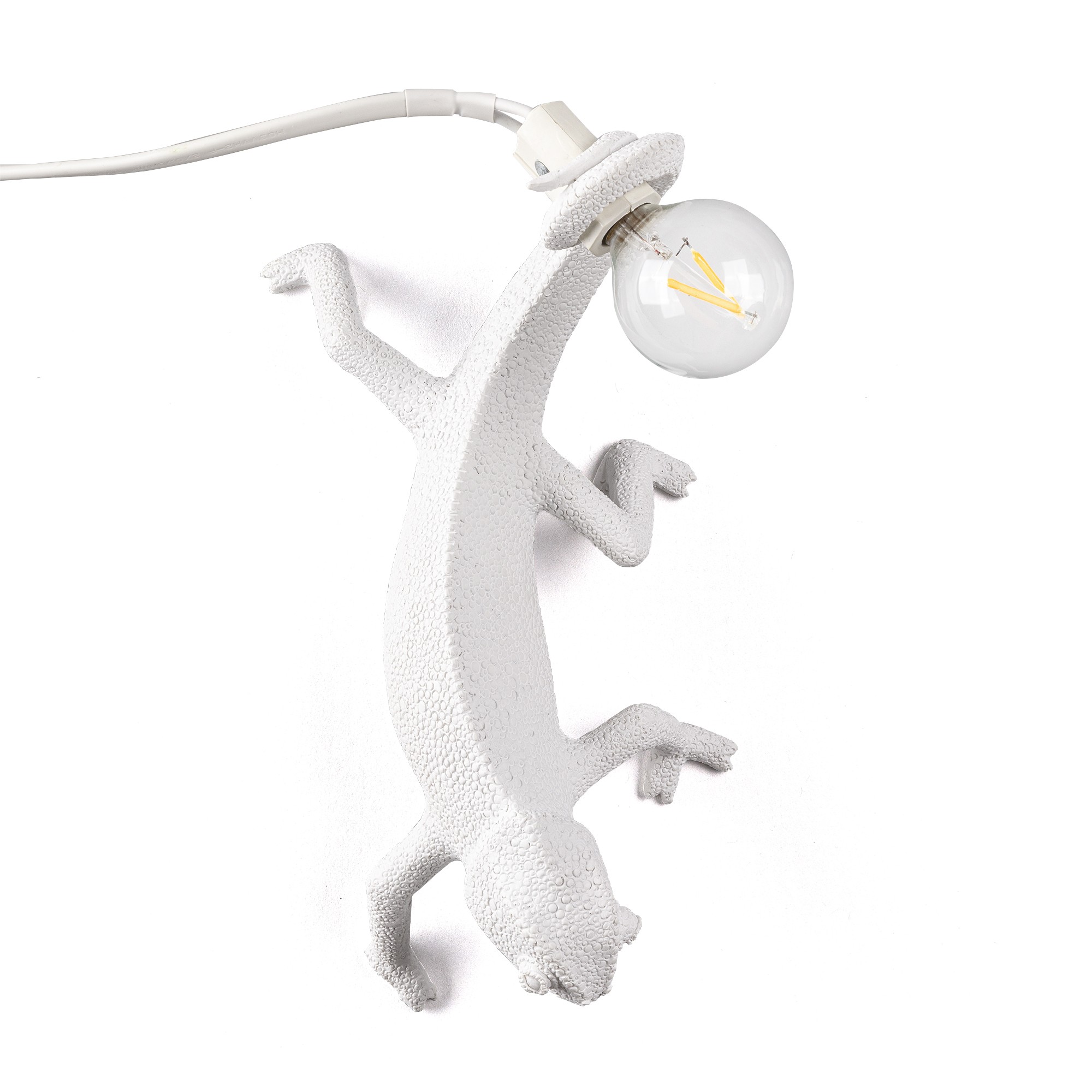 Applique murale Chameleon Going down en forme de cameleon en résine par Marcantonio x Seletti