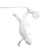 Applique murale Chameleon Going down en forme de cameleon en résine par Marcantonio x Seletti