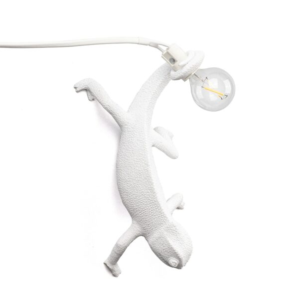 Applique murale Chameleon Going down en forme de cameleon en résine par Marcantonio x Seletti
