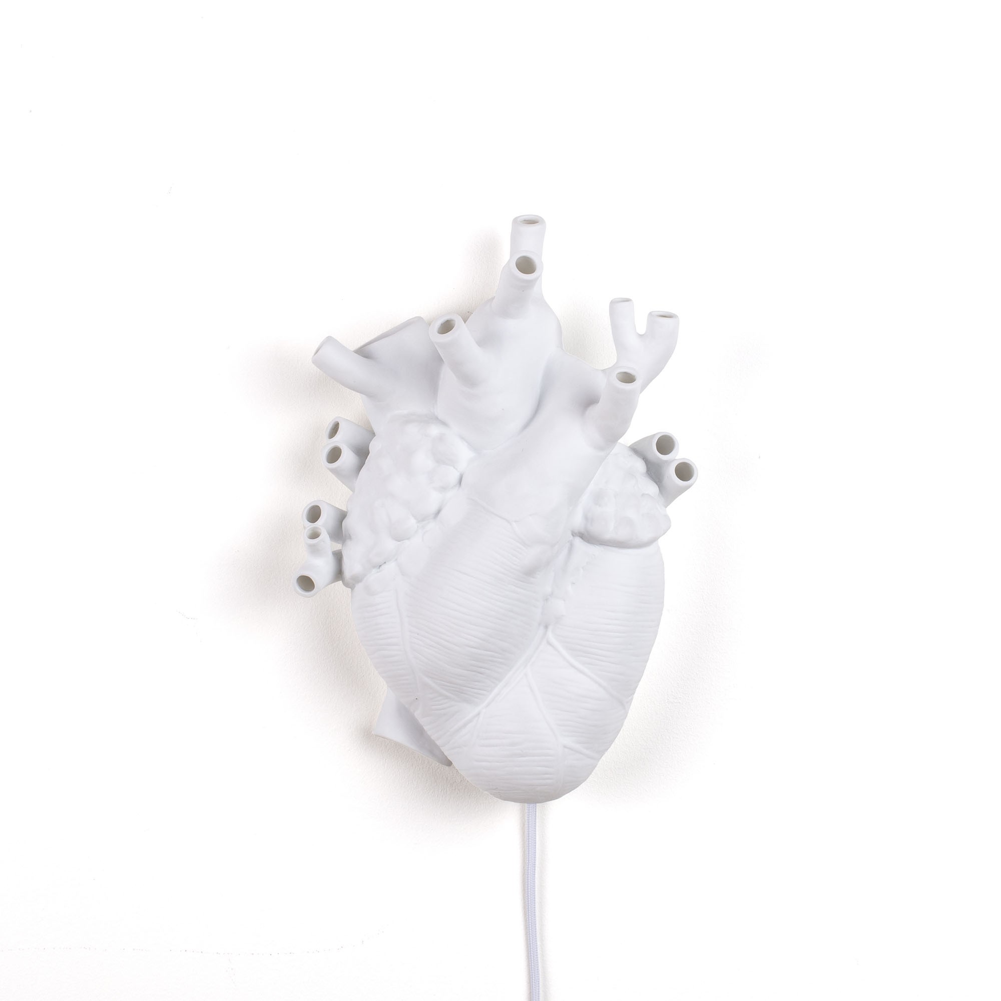 Applique design Heart en porcelaine en forme de coeur par Marcantonio X Seletti