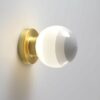 Applique murale Dipping Light A2-13 en laiton brossé par Jordi Canudas - Marset