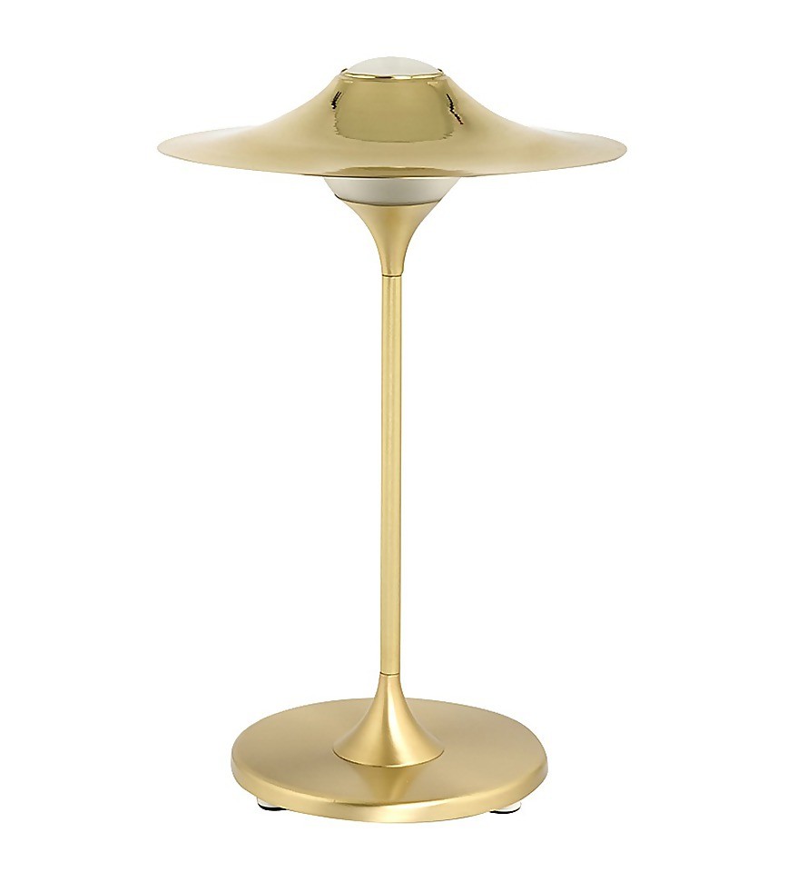 Lampe à poser design Skew en laiton au design chic et élégant