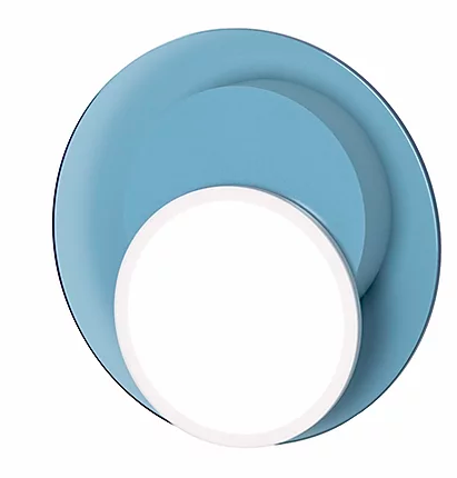Applique Dot 02 en verre au design graphique par Tunto