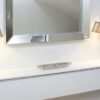 Lampe à poser Led au design scandinave Owalo 7020 en bois naturel