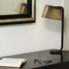 Lampe à poser Led au design scandinave Owalo 7020 en bois naturel