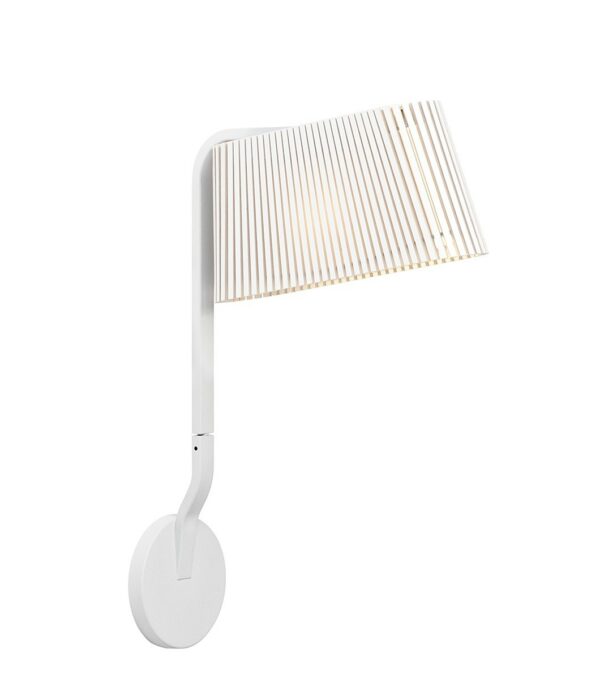 Applique murale Liseuse Led au design scandinave Owalo 7030 en bois naturel