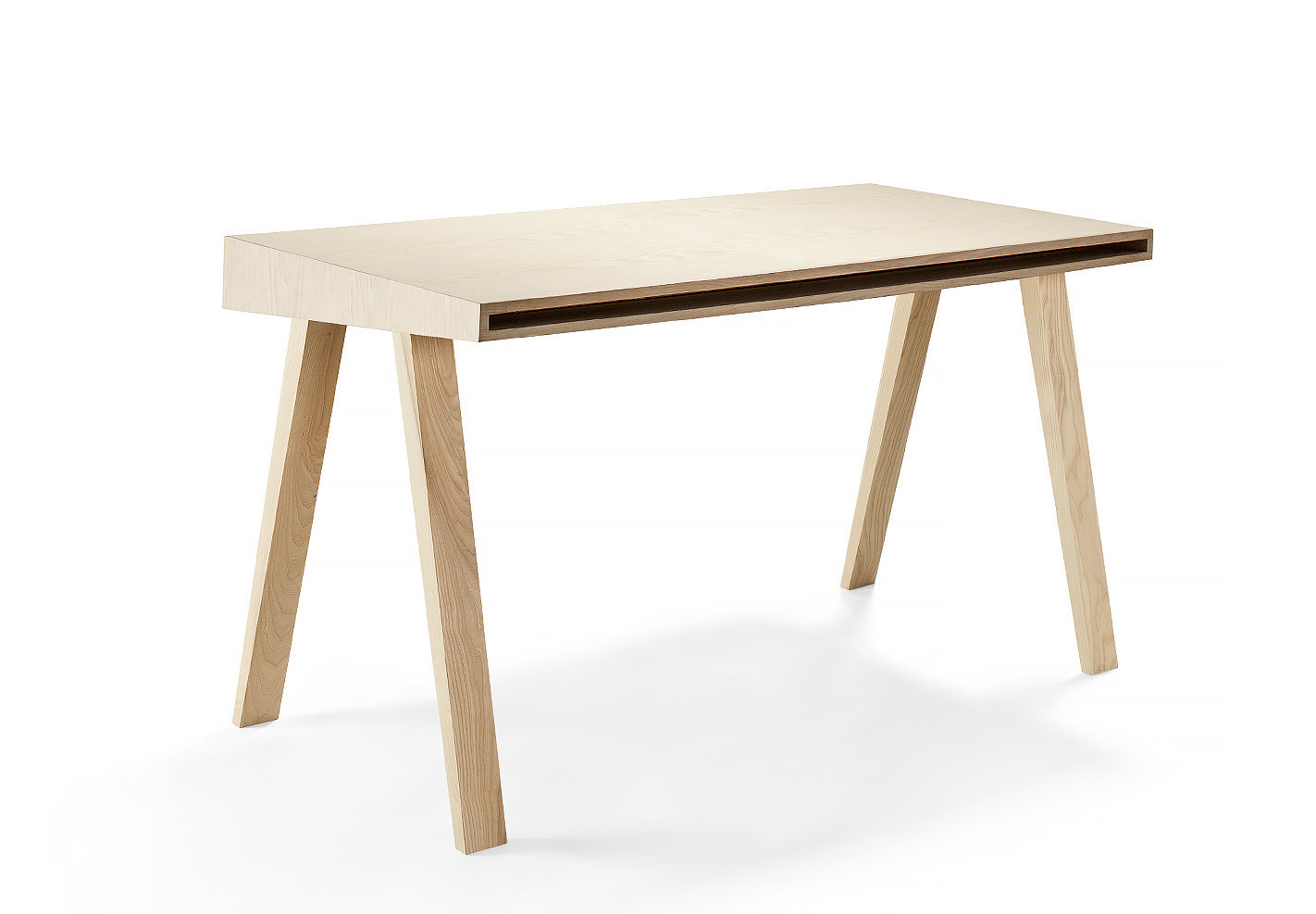 Bureau 4.9 version 2 tiroirs en bois au design scandinave par Marius Valaitis x Emko