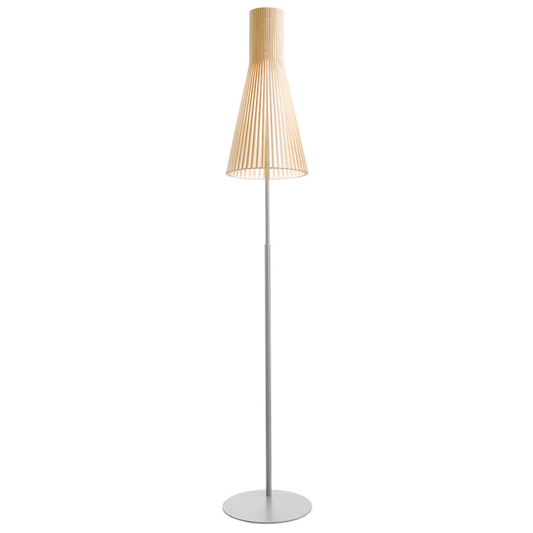Lampadaire au design scandinave 4210 en bois naturel par Secto Design