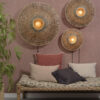 Applique Bali Ø87 cm en Bambou naturel au design naturel par Good & Mojo