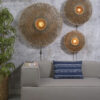 Applique Bali Ø60 cm en Bambou naturel au design naturel par Good & Mojo