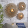 Applique Bali Ø60 cm en Bambou naturel au design naturel par Good & Mojo
