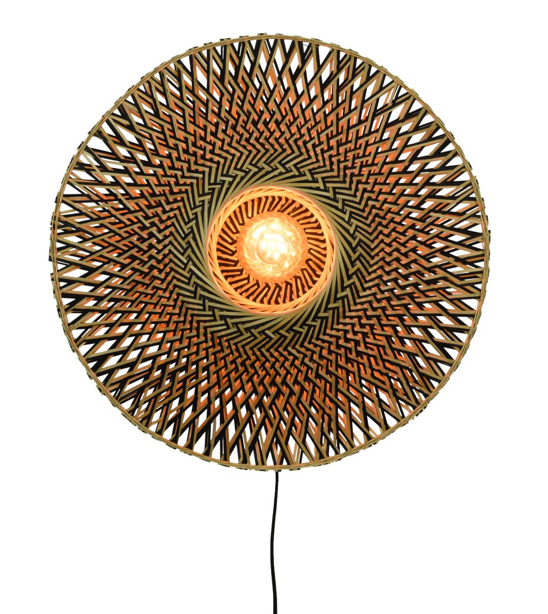 Applique Bali Ø60 cm en Bambou naturel au design naturel par Good & Mojo