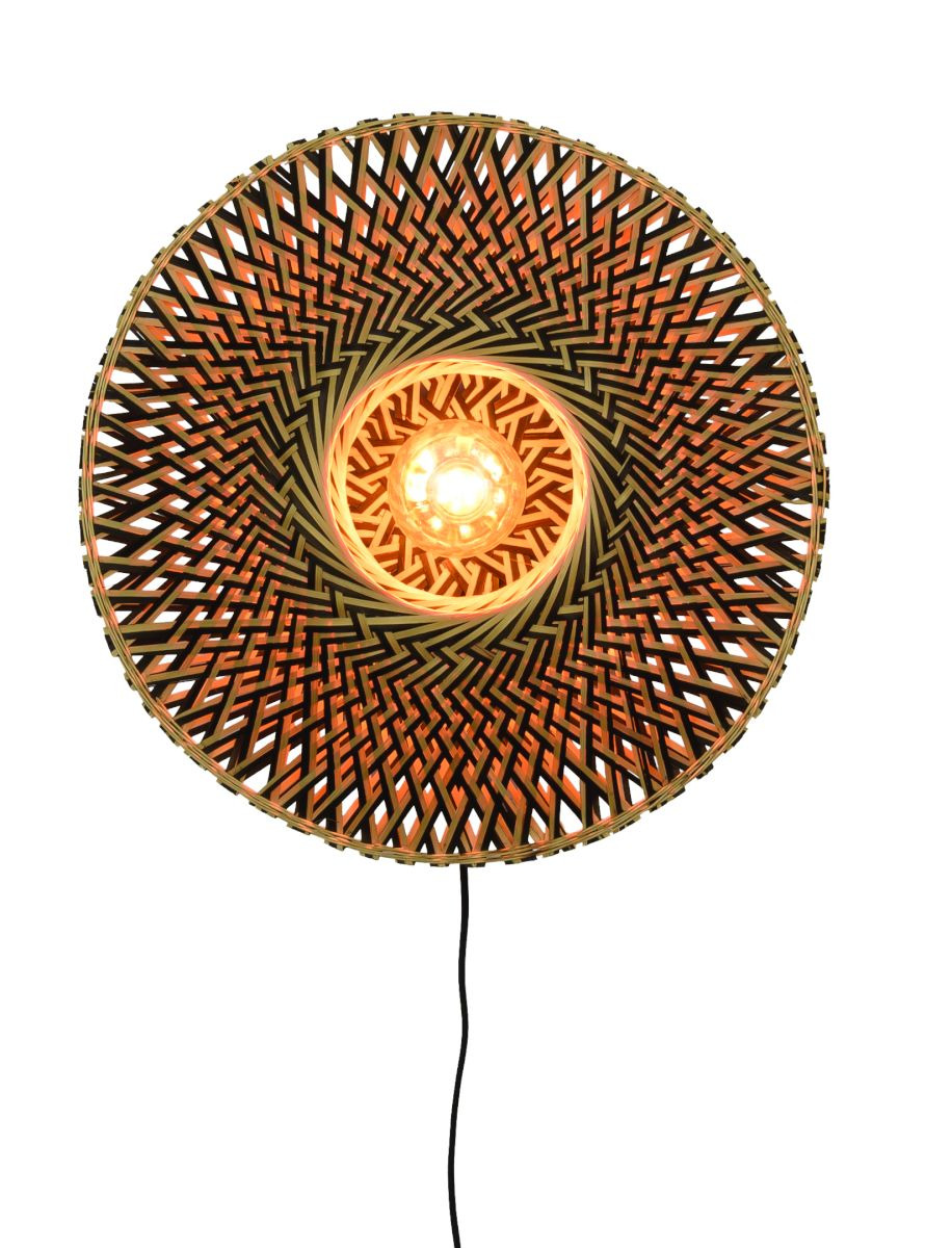 Applique Bali Ø44 cm en Bambou naturel au design naturel par Good & Mojo