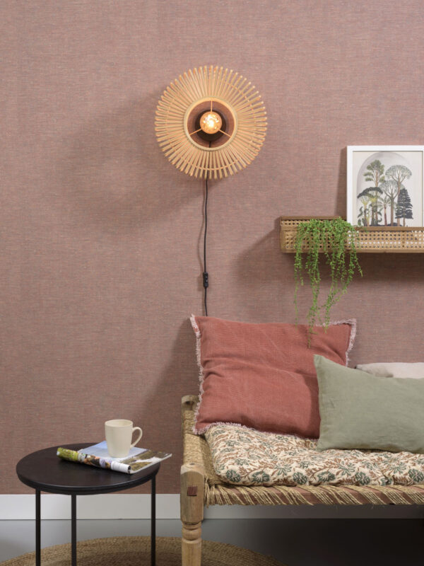 Applique Bromo 2 en Bambou naturel au design naturel par Good & Mojo