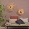 Applique Bromo 2 en Bambou naturel au design naturel par Good & Mojo