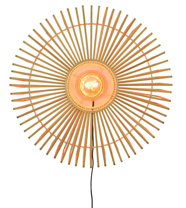 Applique Bromo 2 en Bambou naturel au design naturel par Good & Mojo