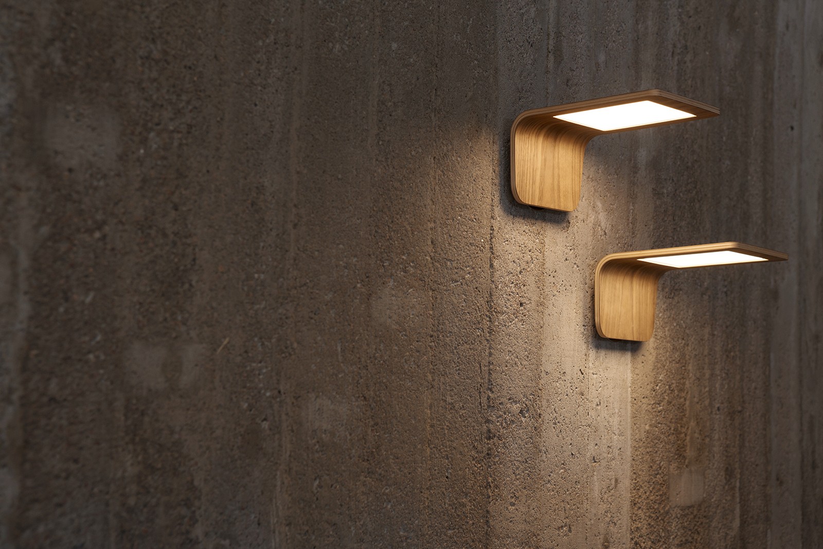 Applique murale en bois Led Butterfly 3 au design scandinave et minimaliste