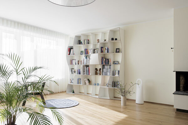 Bibliothèque DUNE par Jaanus Orgusaar au design scandinave